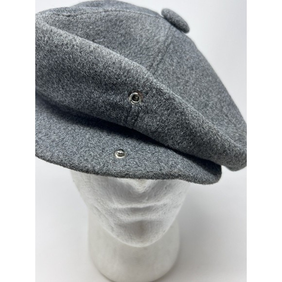 Stetson Mens Baker Boy Newsboy Flat Golf Hat Wool Blend Eight Panel Gray S/M Cap - Picture 5 of 6